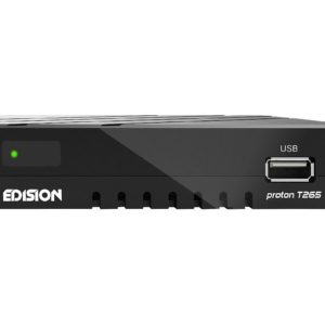 Edision proton T265 Full HD Hybrid DVB-T2/C Receiver schwarz