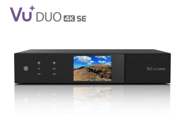 VU+ Duo 4K SE 1x DVB-C FBC / 1x DVB-T2 Dual Tuner 4 TB HDD Linux Receiver UHD 2160p