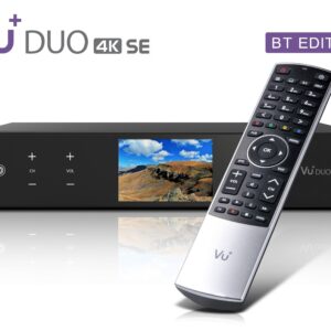 VU+ Duo 4K SE BT 1x DVB-C FBC / 1x DVB-T2 Dual Tuner 4 TB HDD Linux Receiver UHD 2160p